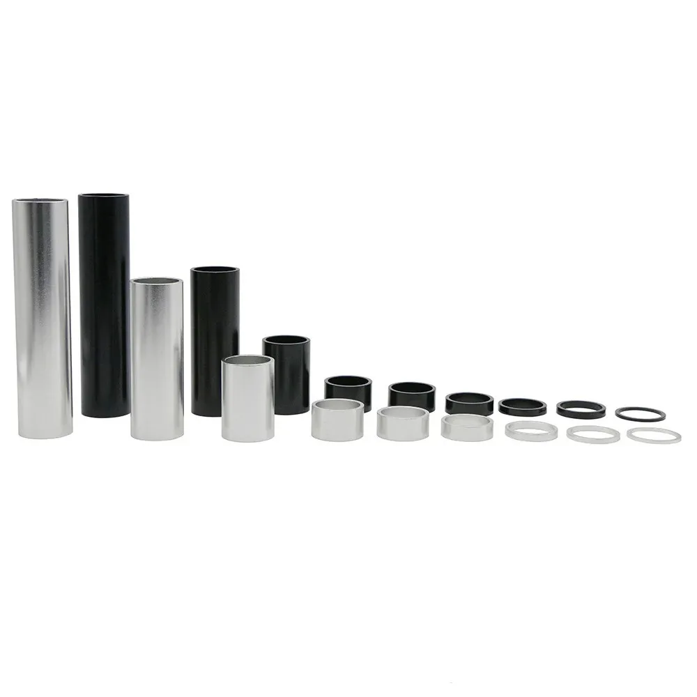 Aluminium Spacer 1-1/8" 28,6mm Fahrrad Vorderradgabel Standrohr Headset Vorbau Legierung Unterlegscheibe 50/100/150mm Höhe Lenker Rise-up Adjus – Detail 4
