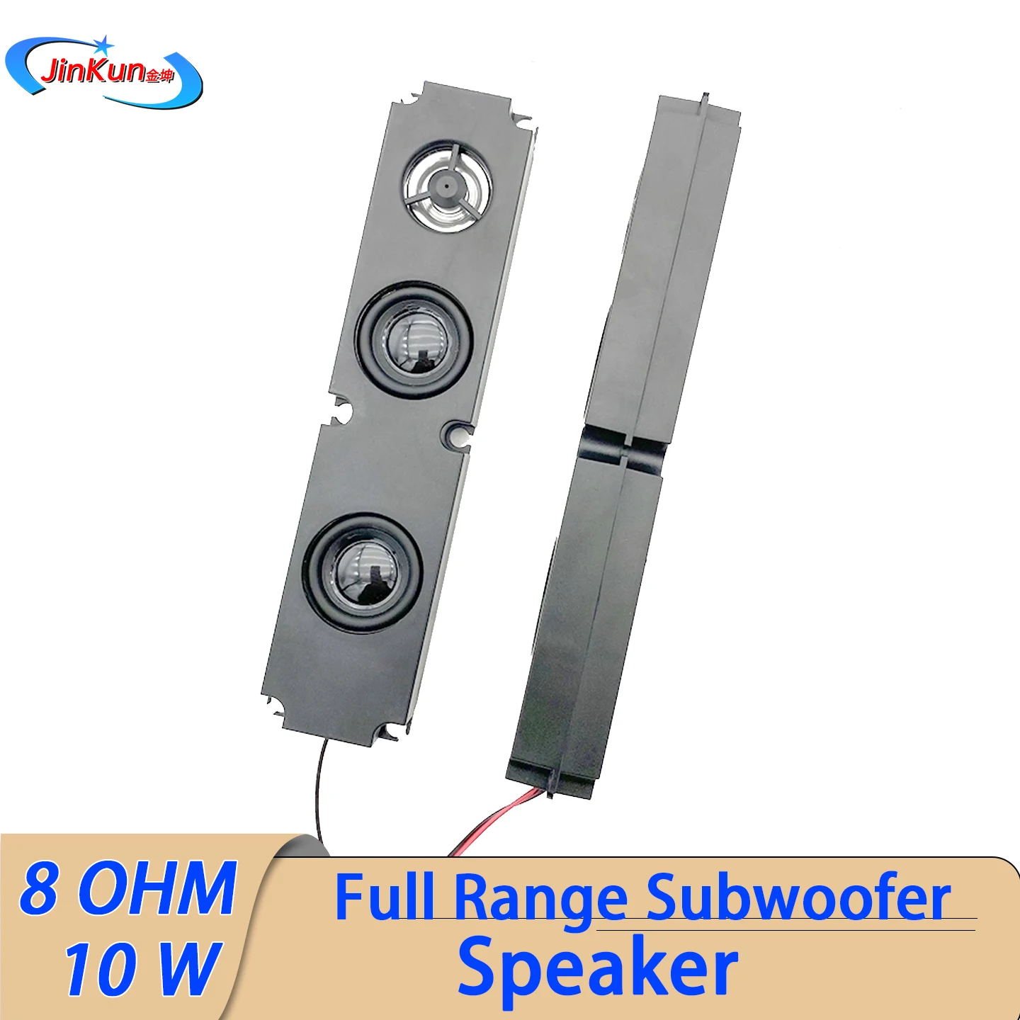 

New 1 pair 8OHM 10W Long Box Full Range Subwoofer Speaker Diaphragm LCD Advertising Machine Monitor TV 20045 Speakers