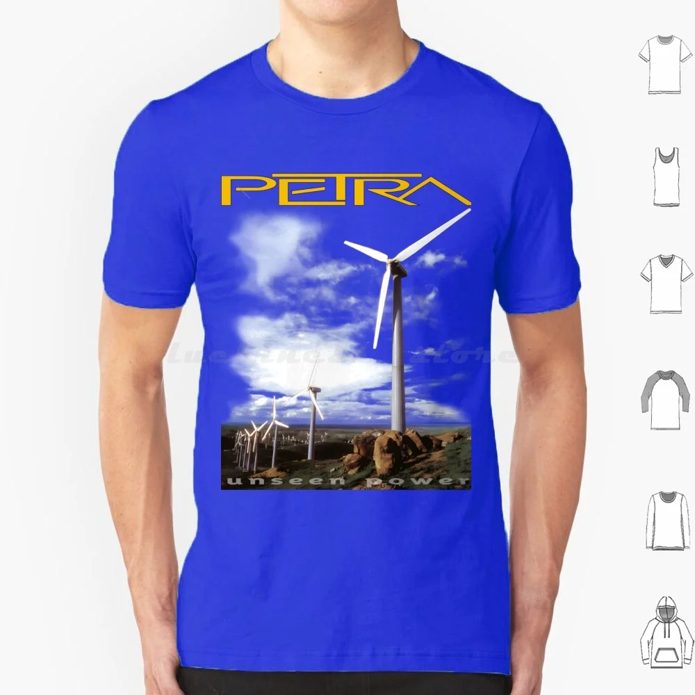 Petra-Unseen Power T Shirt Cotton Men Women DIY Print Petra Unseen Power Ccm Retro Christian Band Music 80s 90s
