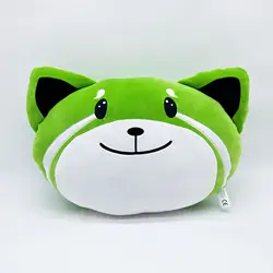 Cute The Weeknd Kiss Land Green dog Pillow Stuffed doll Xmas Soft doll for children's Birthday gift 42cm