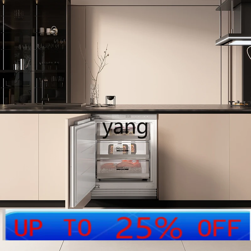 

CX Household Undercounter Double Door Fully Embedded Cabinet Hidden Thin Mini Refrigerator