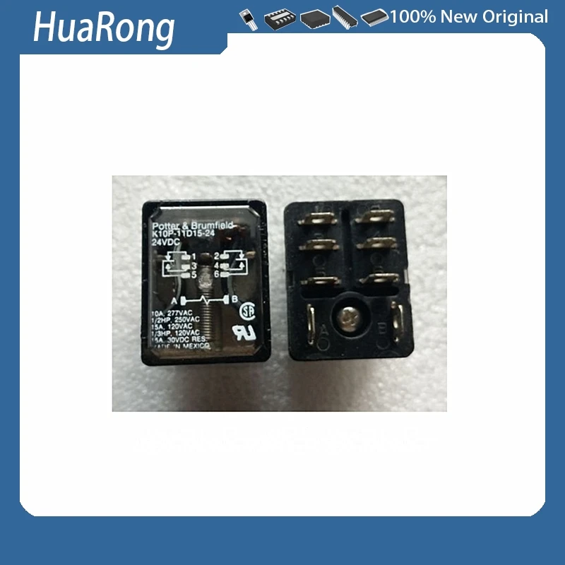 1Pcs/Lot K10P-11D15-24 24VDC 8PIN