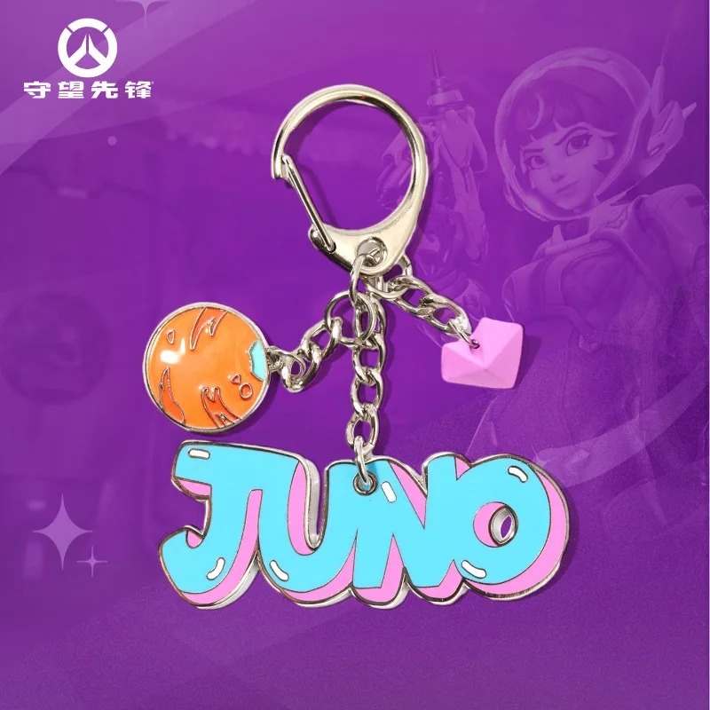 

Официальный металлический брелок Overwatch JUNO с эмалевым покрытием, подвеска, украшение, подарок для косплея и фанатов