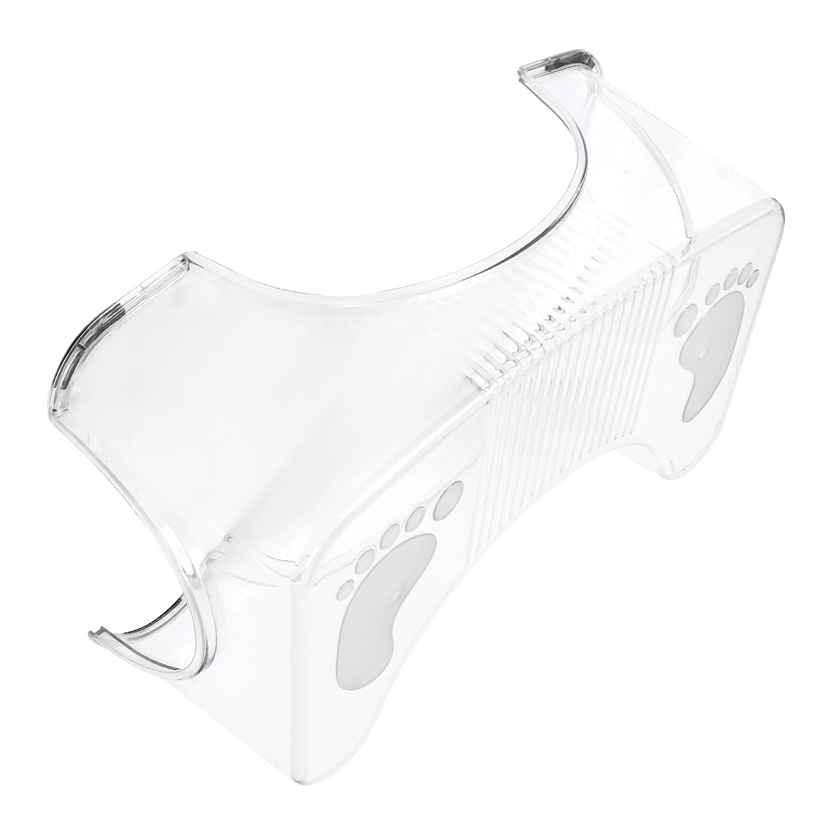 

Multifunctional Transparent Nonslip Bathroom Stool Shower Footstool Adult Clear Step Home Toilet Foldable Potty Training Chair