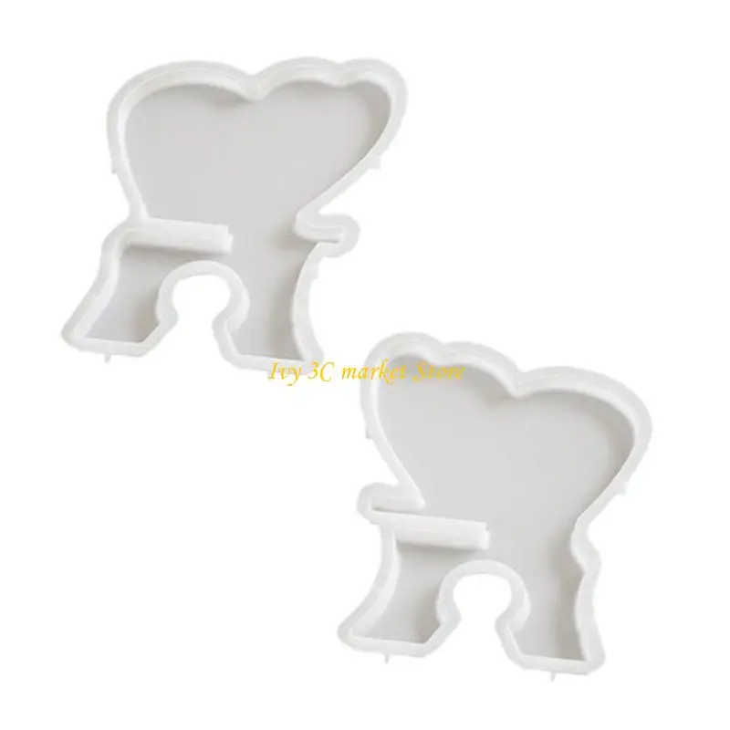 D7YC Reusable Butterfly Shaped Bookshelf Silicone Mold Lightweighted Decorative Mold