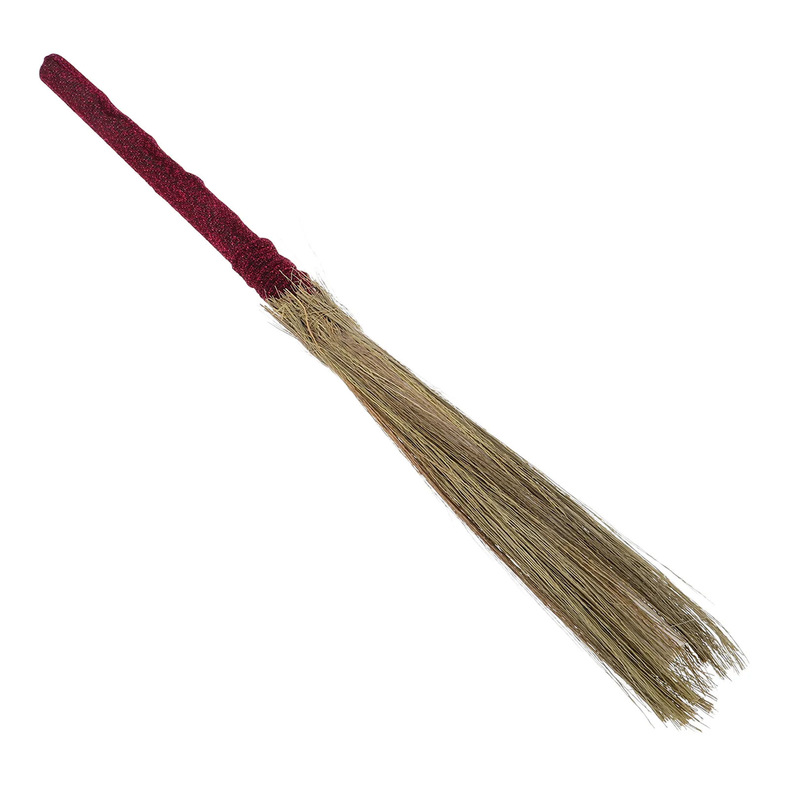 

Halloween Witch Broomstick Prop Realistic Plastic Witch Broomstick for Cosplay Costume Halloween Parties Stage Decoration