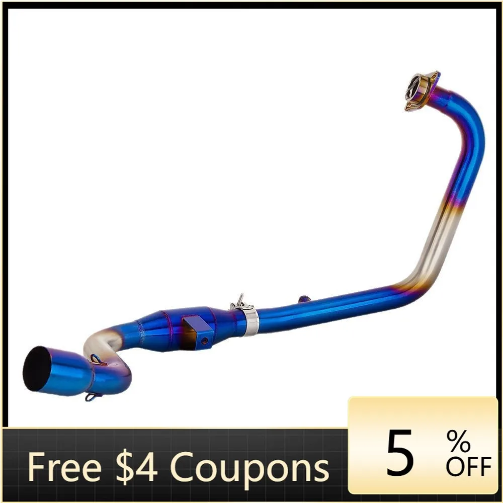 

STLF Motorcycle Geek Exhaust Pipe Modification - Stainless Steel Front Section - Specially Designed for the Vehicle