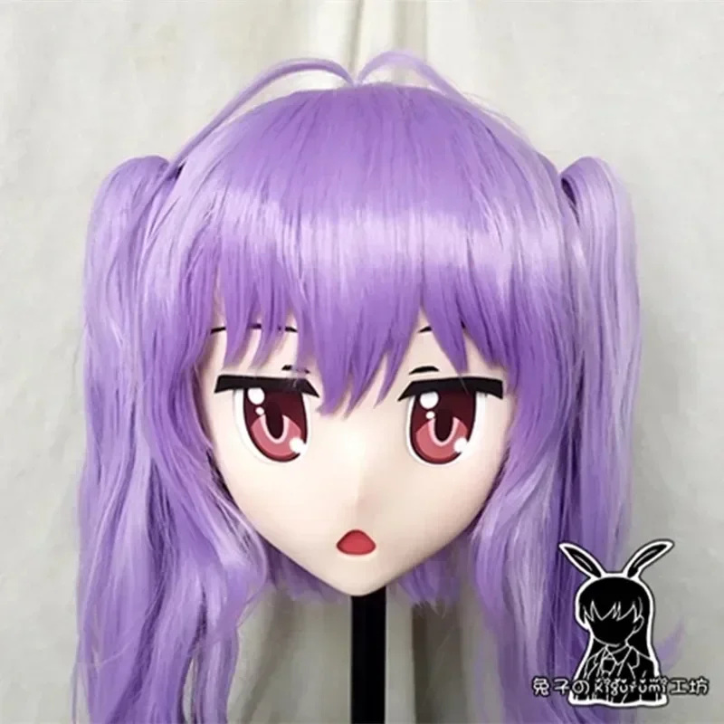 (Rabbit 30) Resin Cross Dressing Girl BJD Doll Mask SILVER LINK Cartoon Anime Cosplay Miyauchi Renge Kigurumi Mask Crossdresser