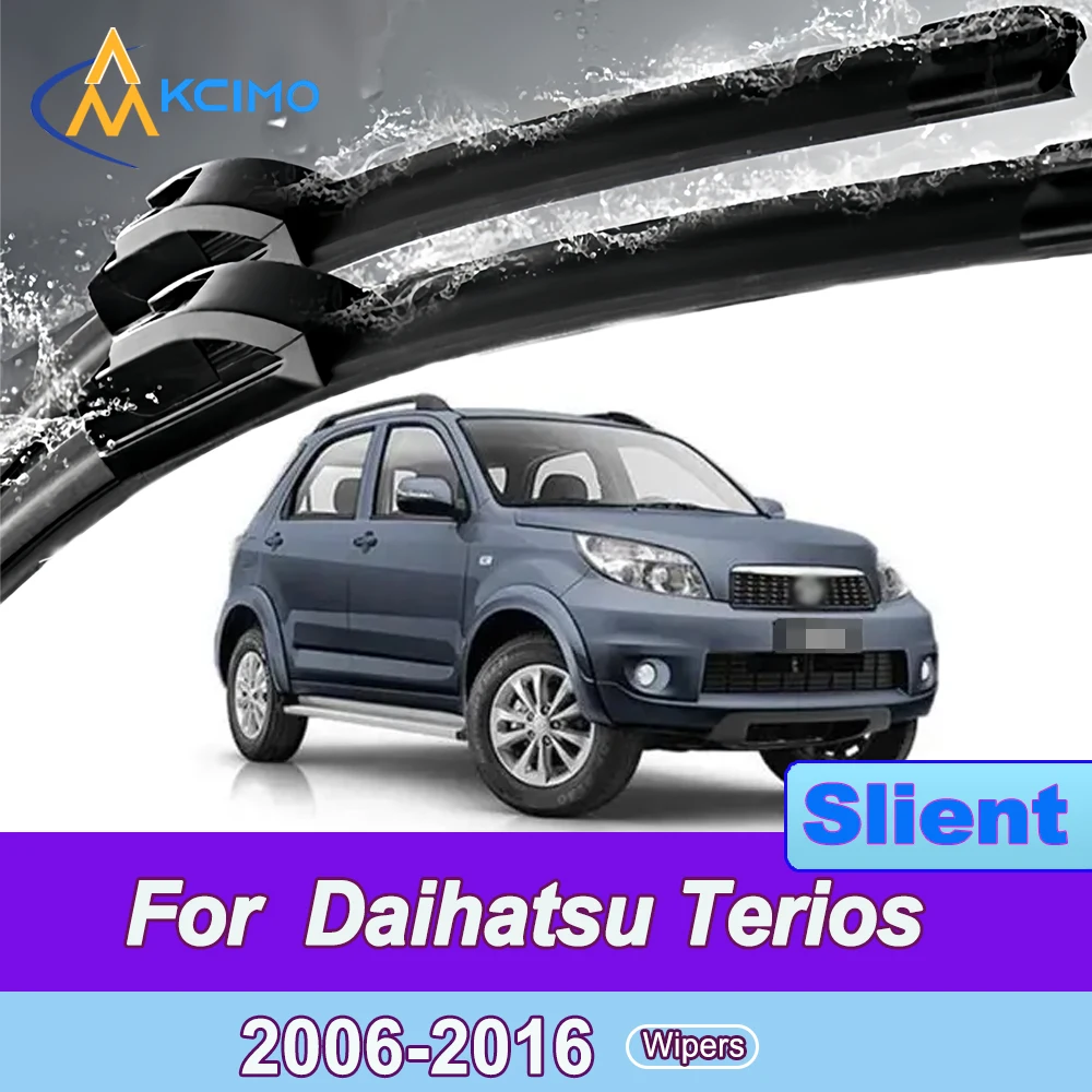 

Quiet Beam Wiper Blades 2pcs Windscreen Window Car Accessories For Daihatsu Terios J200/F700 2006-2016 Toyota Rush