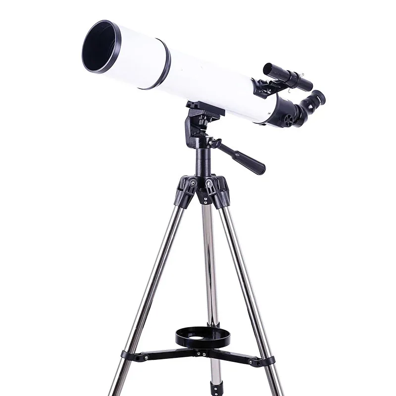 Teleskop Monokuler Bias Astronomi HD Profesional F80600 dengan Tripod & Teleskop Pengamatan Ruang Tas untuk Astrofile