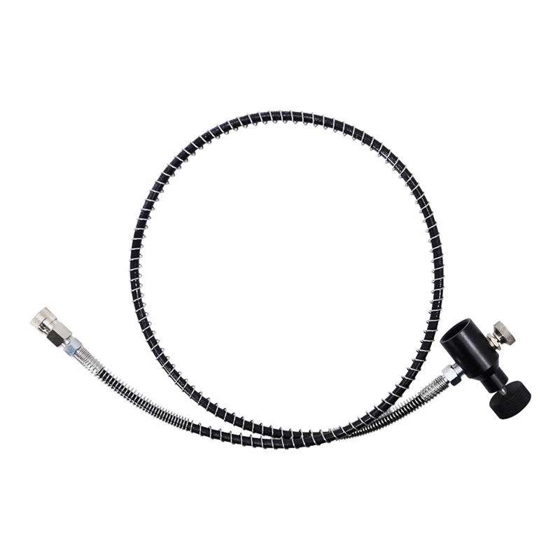 Adaptador de estação de preenchimento BAAG-PCP com linha de mangueira de 37 polegadas para ar de alta pressão ou CO2