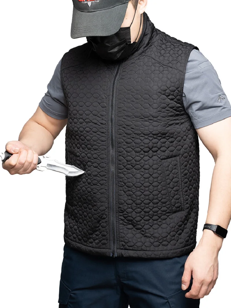 SGS Level 5 Self-defense Stab&Spike Proof Vest Anti Cut Slash Resistant Flexible Lightweight Concealable Stab-proof Vest