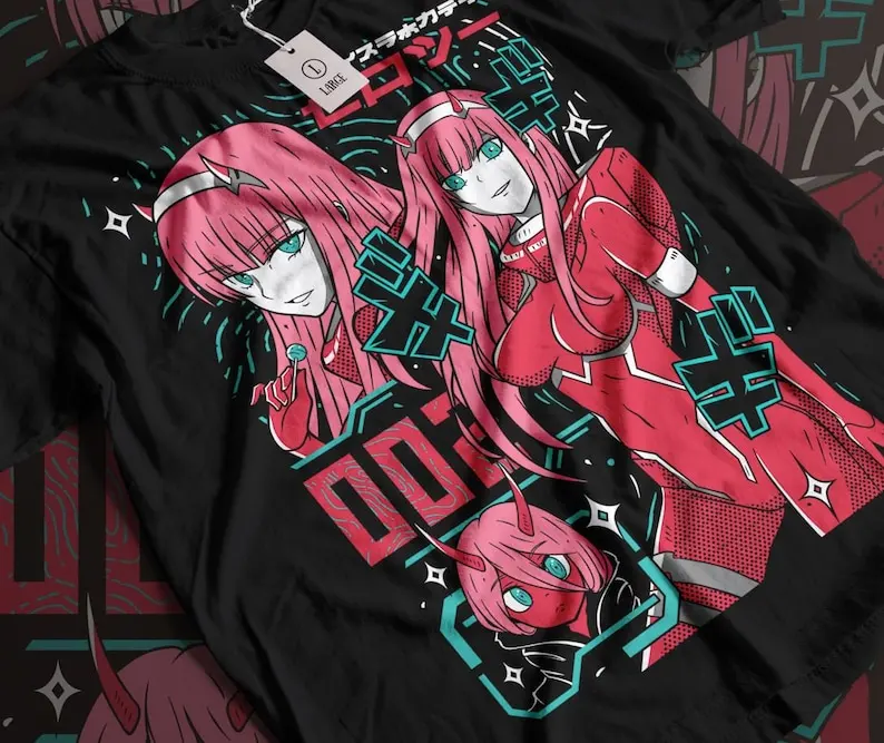 Waifu Material Anime T-Shirt, Darling Anime Girl Shirt Unisex Graphic Tee