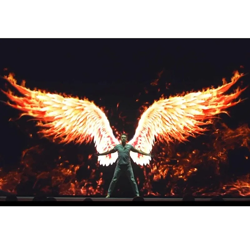 

[Hot Sale] Transparent Holographic Mesh Projector Screen 3D Hologram Projection Display Hologram Gauze