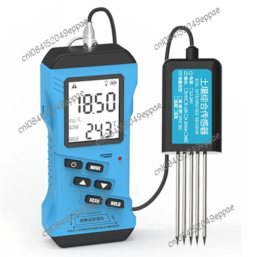 Nitrogen, Phosphorus, Potassium N P K pH Humidity Moisture Nutrient Conductivity Tester