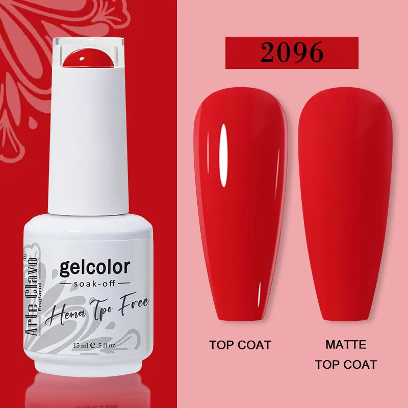 Arte Clavo 116 Kleuren Gel Nagellak 15 ml Kleurrijke Gel Semi Permanente Losweken UV Gel Nail Art DIY Ontwerp vernis Nagelbenodigdheden