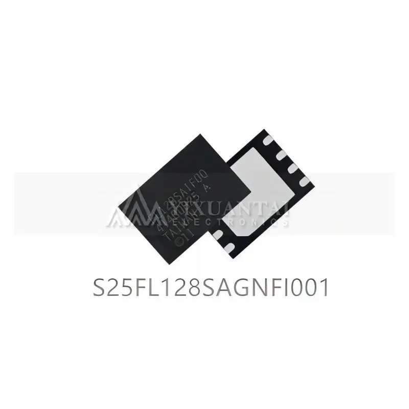 1pcs/Lot S25FL128SAGNFI001 IC FLASH 128MBIT SPI/QUAD 8WSON  New