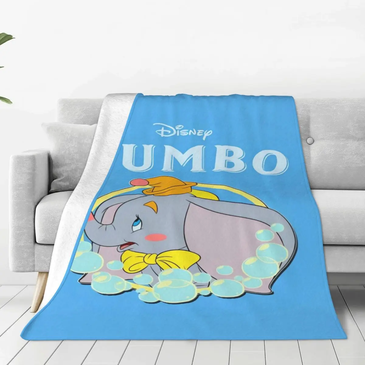 Dumbo Blanket Travel Flannel Throw Blanket For Home Decor Soft Warm Customized Quality Bedspread Birthday Present