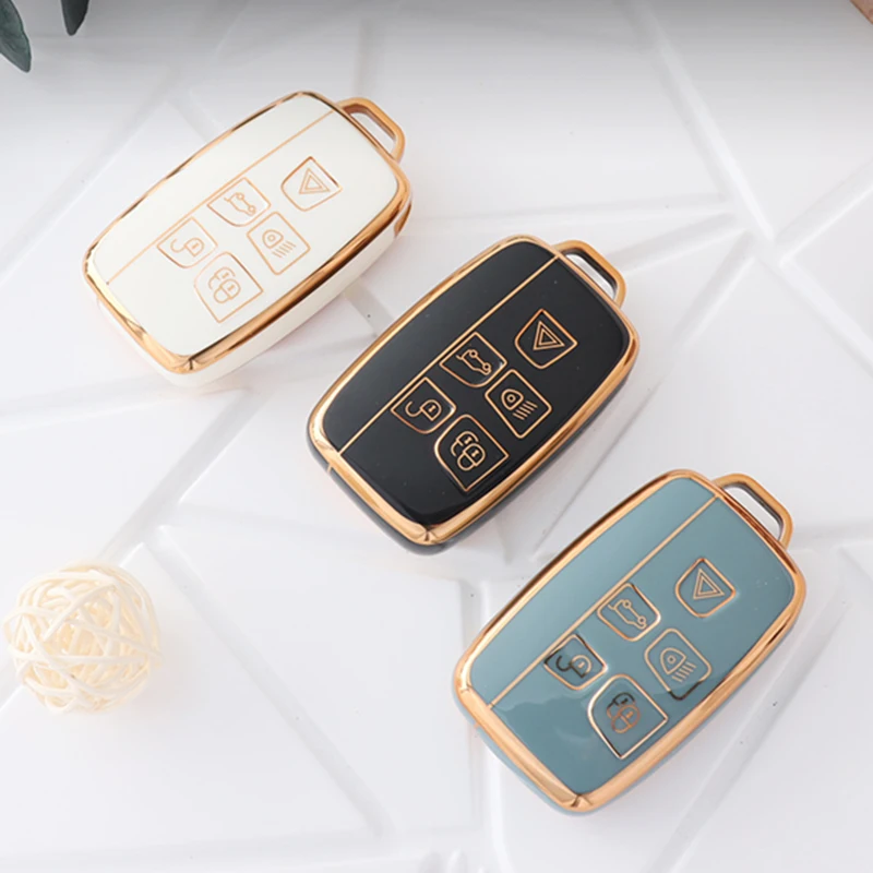 

Soft TPU Car Key Case Cover Protection for Land Rover Range Rover Evoque Sport Freelander Discovery Velar For Jaguar XE XF XJ