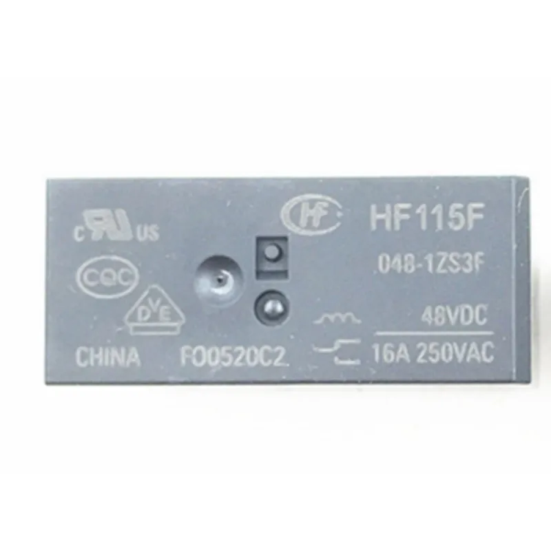 

Free shiping wholesale 10pcs/lot relay HF115F-048-1ZS3F