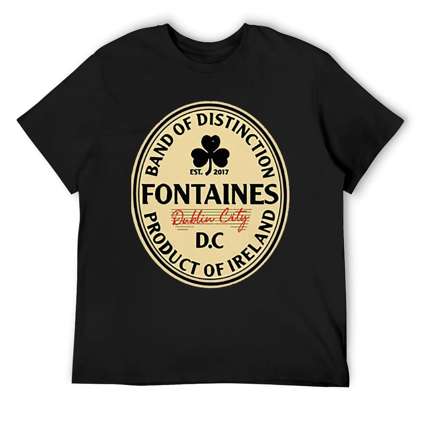 Fontaines DC T-Shirt graphics gifts for boyfriend plus sizes oversized t shirt men