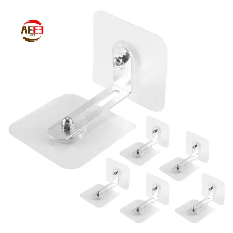 

AEE3-мебельные анкеры, настенные анкеры, мебельные анкеры с защитой от опрокидывания, без сверла, клейкие мебельные настенные анкеры для детей, 6 шт.