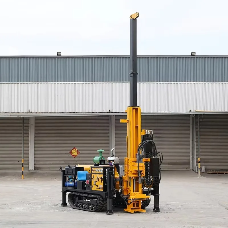 Full Hydraulic Wireline Core Drilling Rig 600m Deep Crawler Type Geological Mining Core Drill Machine