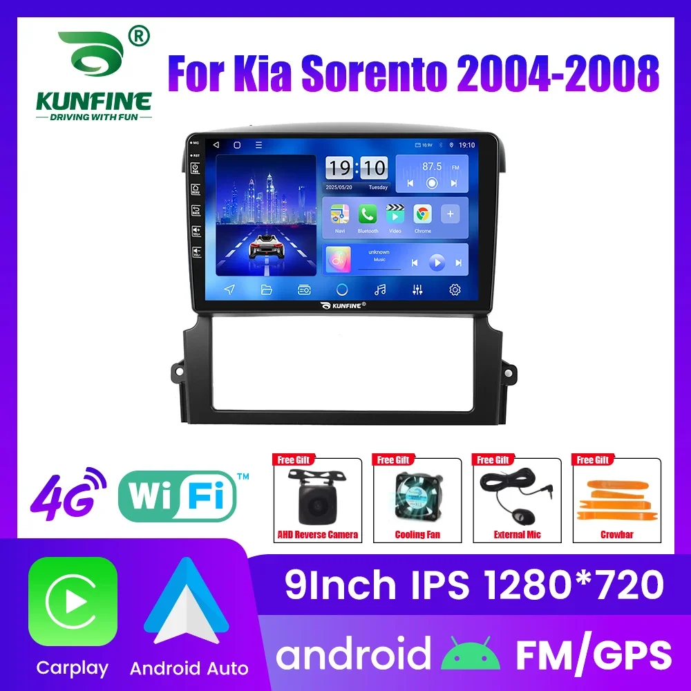 

Автомагнитола Android для Kia Sorento 2004-2008, 2DIN, 8-ядерный процессор, GPS-навигация, IPS-экран, поддержка CarPlay и Android Auto