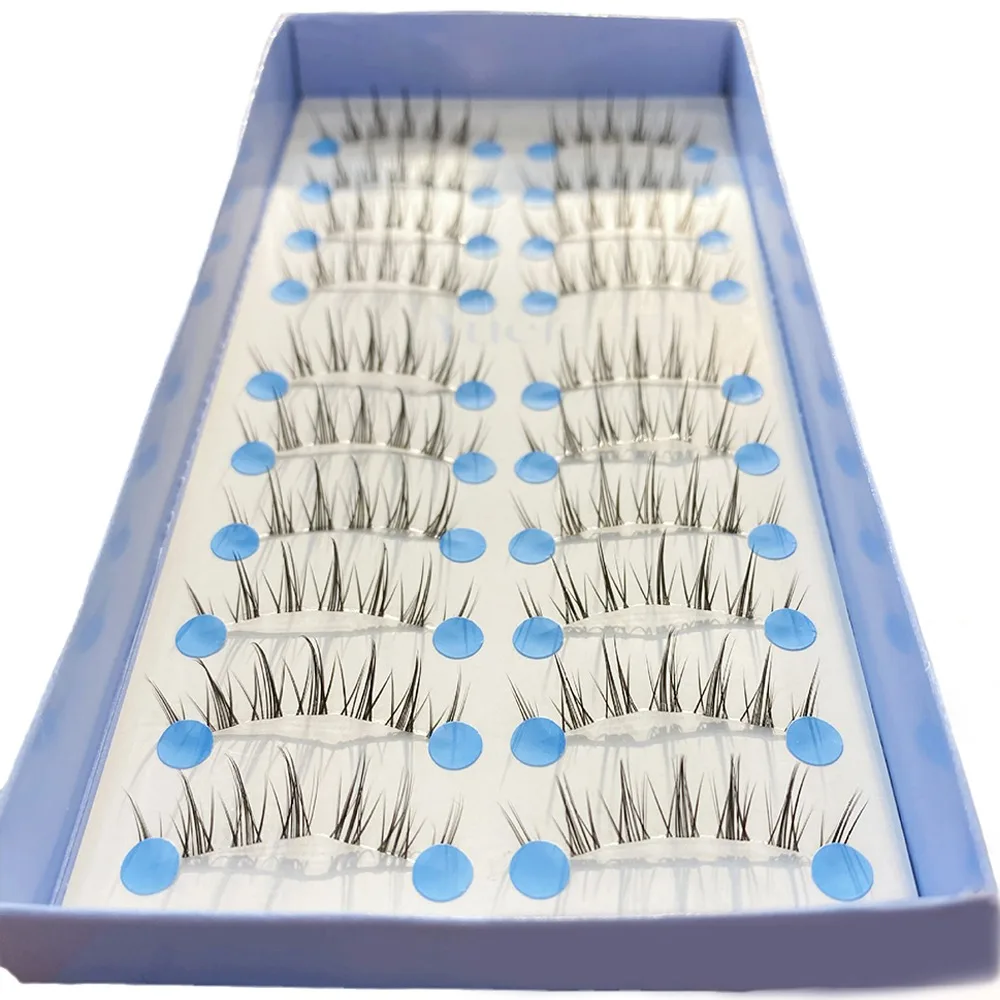 Nouvelles extensions de cils 3D en faux vison doux, effet naturel, longues et volumineuses, sans cruauté, pour maquillage des yeux féminin