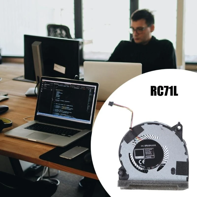 Ventola raffreddamento GPU CPU R53C per RC71L FQW1 DFS150705B10T FQW0 DFS5F22B049546 DC5V 0.5A PARTE REGOLAZIONE DEL PER