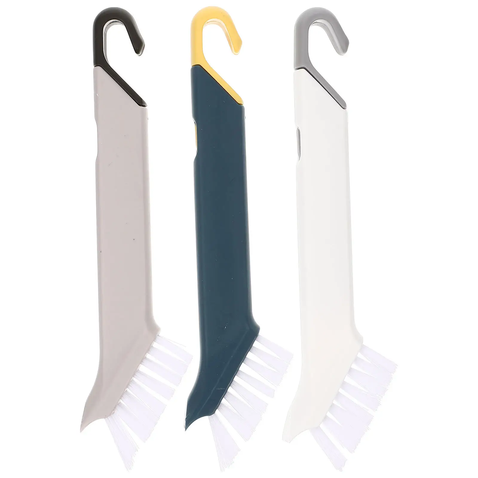 3Pcs Kitchen Sink Cleaning Brush Set Premium PP Multi-Function Groove Scrubber for Gas Stove Countertop Crevices Sink Scrub