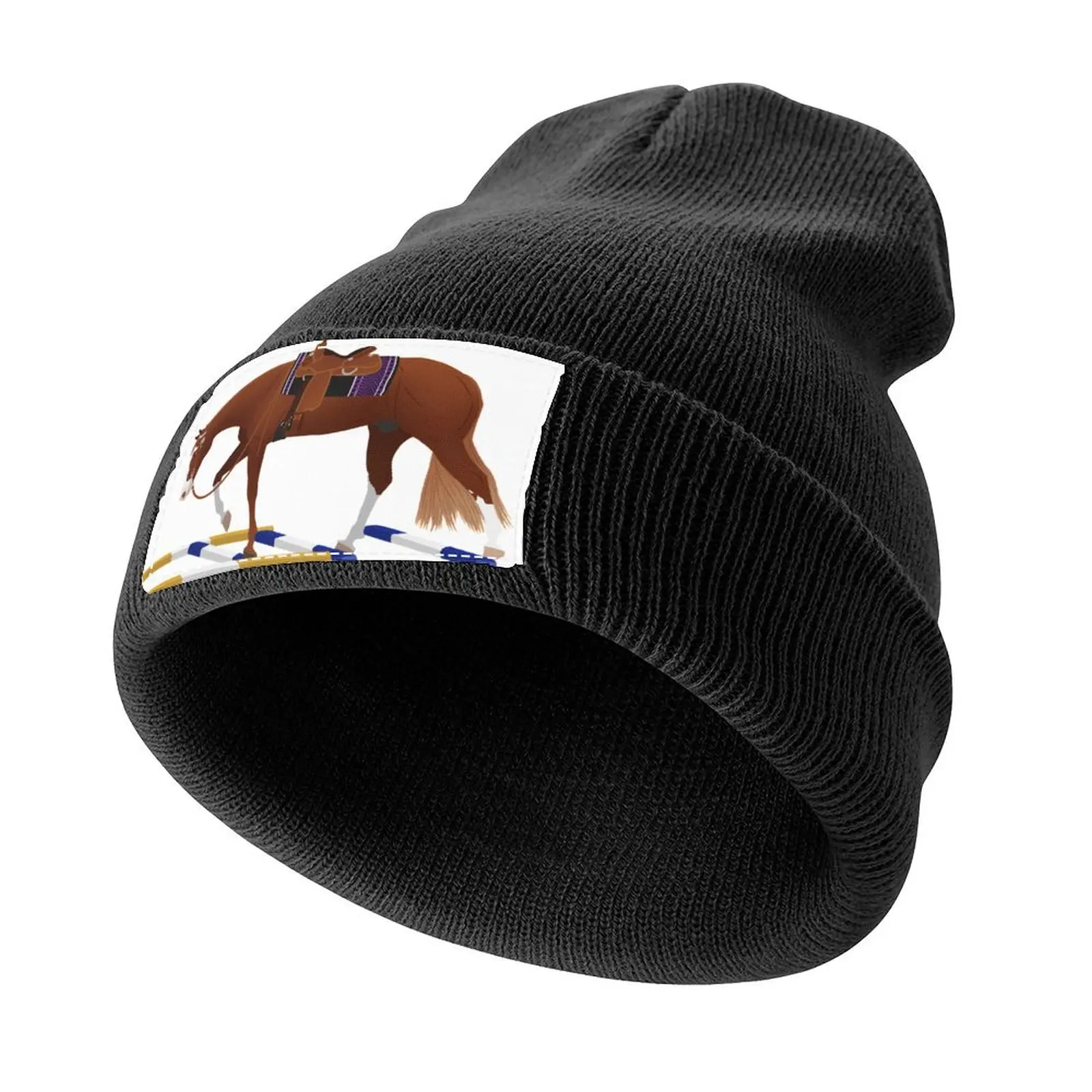 

Western Trail Quarter Horse - Equine Rampaige Knitted Cap Trucker Cap Fishing cap Elegant Women's Hats Men's