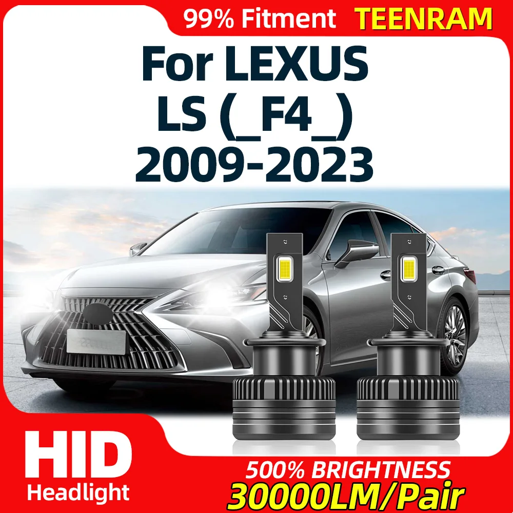 

120W LED Headlight Bulbs 6000K Plug and Play Xenon HID Lights 12V Canbus Error Free For LEXUS LS (_F4_) 2009-2020 2021 2022 2023