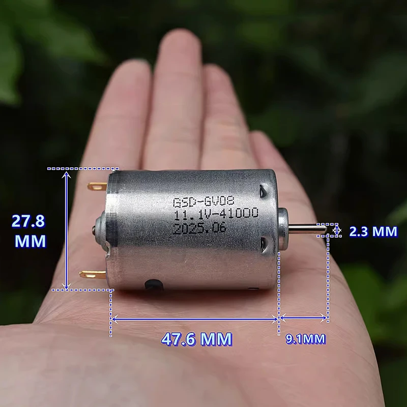 Front Ball Bearing RS-385 Motor DC 5V 9V 11.1V Brush Motor