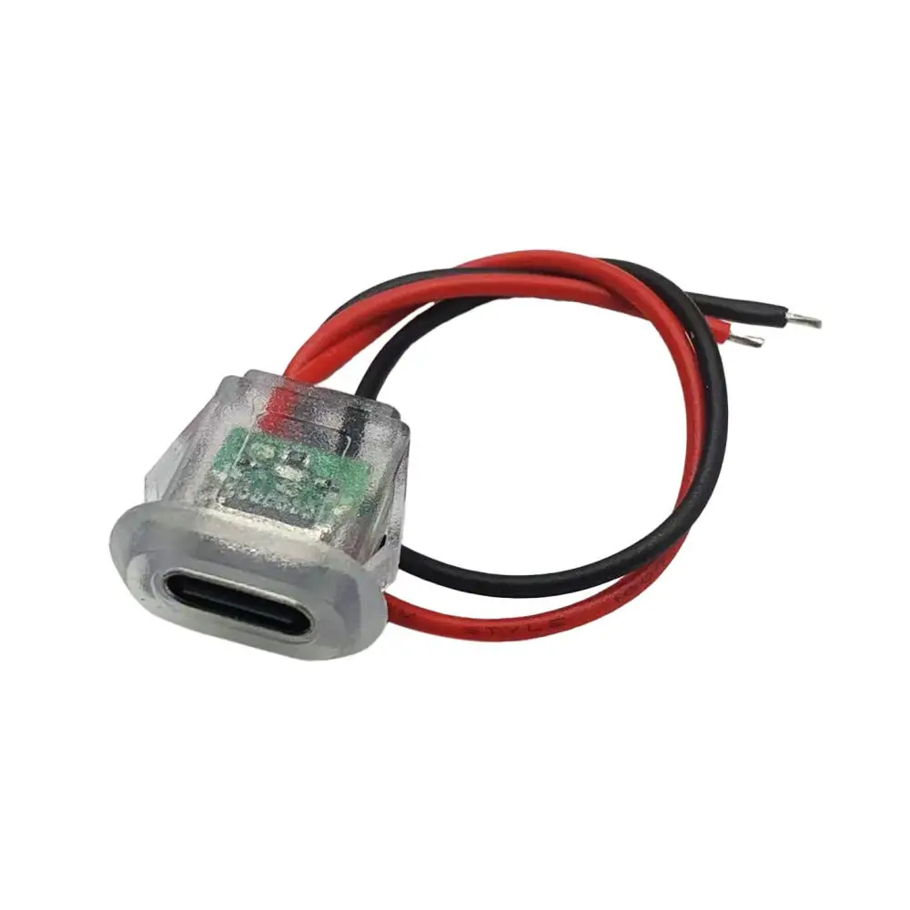 Waterproof Type C 2P Injection Molded Female Connector Portable Wired Socket For New Energy System Power Connection