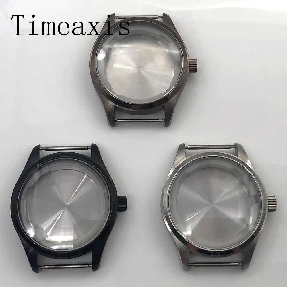 

Корпус из нержавеющей стали Timeaxis 40 мм, сапфировое стекло, детали для часов, подходят для механизма NH35/NH36