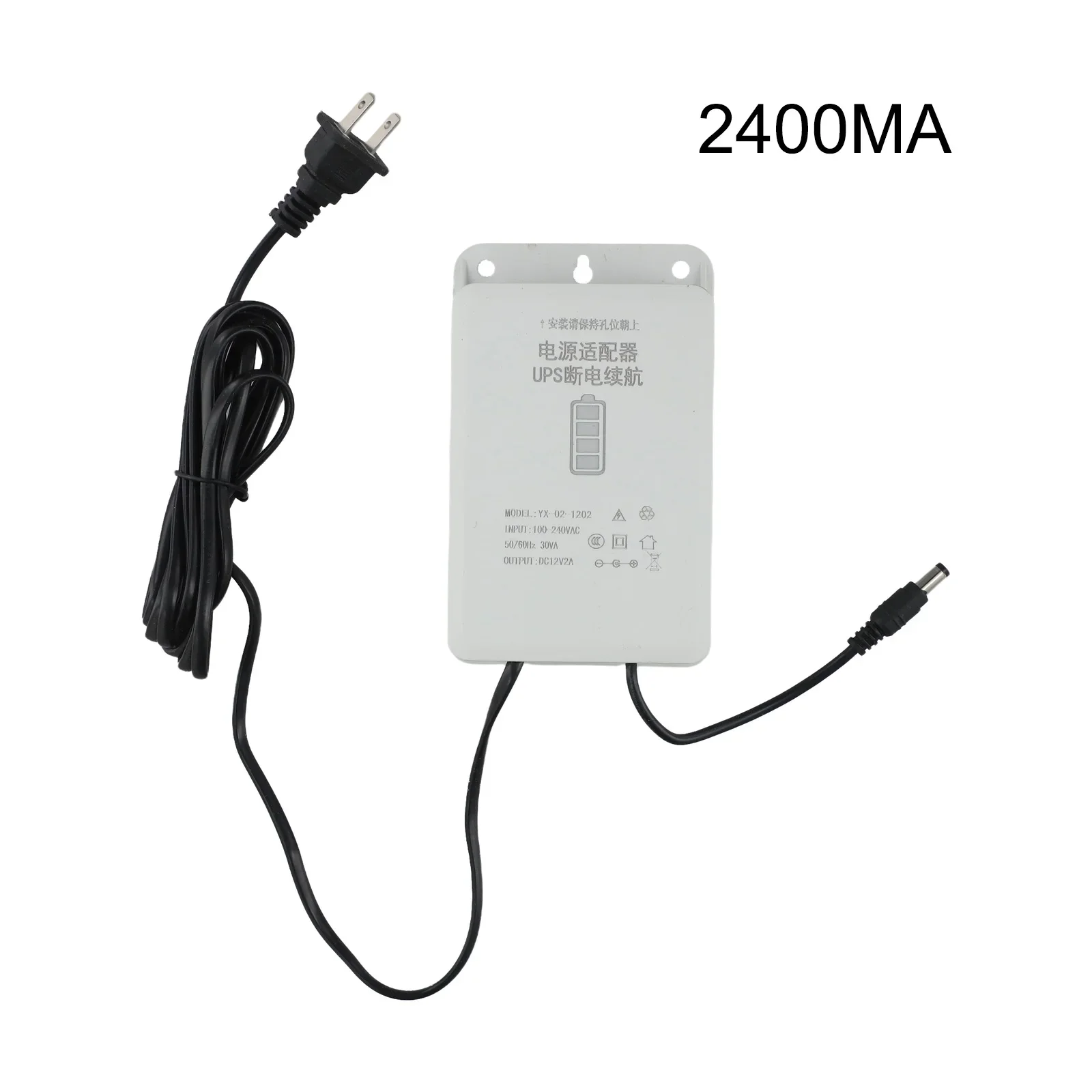 UPS Adaptor Daya Tak Terputus Panjang Garis DC 20CM untuk Kamera Keamanan Perlindungan Elektromagnetik Kontrol Frekuensi Tetap