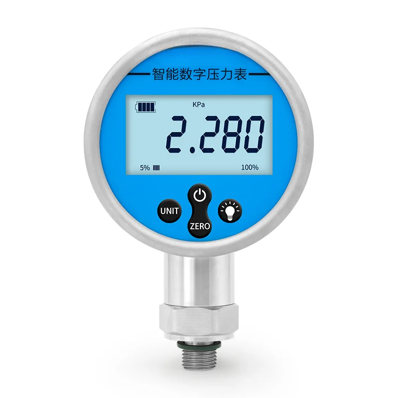 Electronic pressure gauge shock-resistant high-precision 1.6mpa digital digital display water pressure hydraulic negative