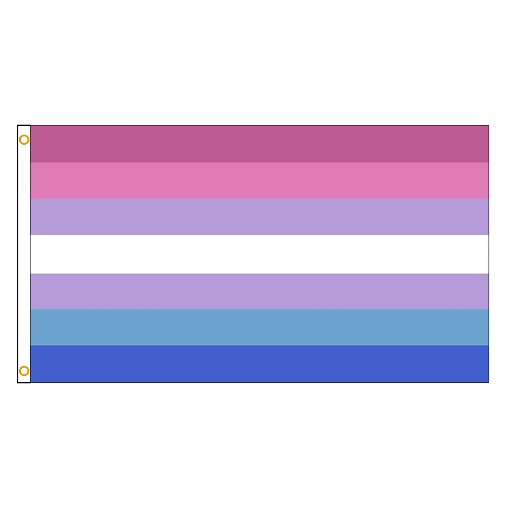 90*150cm LGBT BiGender Flag for Decoration