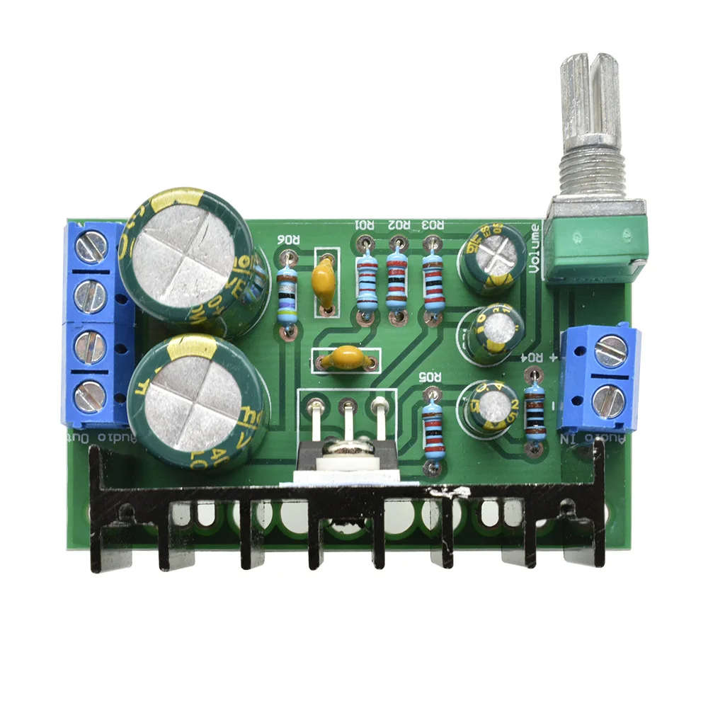 TDA2050 Mono Audio Power Amplifier Board Module 5W-120W 1 Channel Power Amplification Board DC/AC 12-24V
