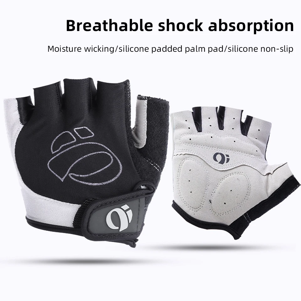 AliExpress NONE Yanace Fingerless Bike Gloves Gel Padded Shockproof Breathable Anti Slip Half Finger Cycling Gloves for Men Women MTB Road Bike