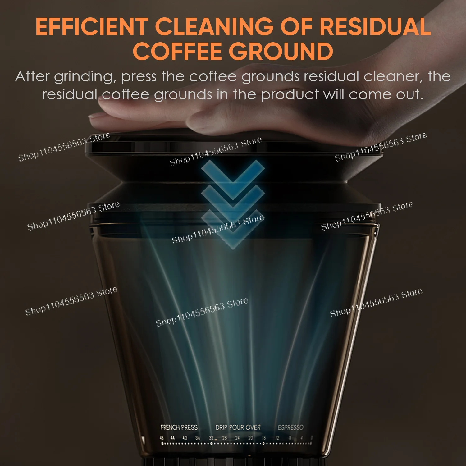 Piastra a cono in acciaio inox, macinacaffè, macinacaffè