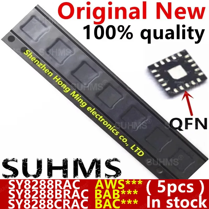 (5 sztuk)100% nowy SY8288RAC SY8288 AWS5MA AWS... SY8288BRAC SY8288B BAB5ZA BAB... SY8288CRAC SY8288C BAC5KA BAC.. QFN-20