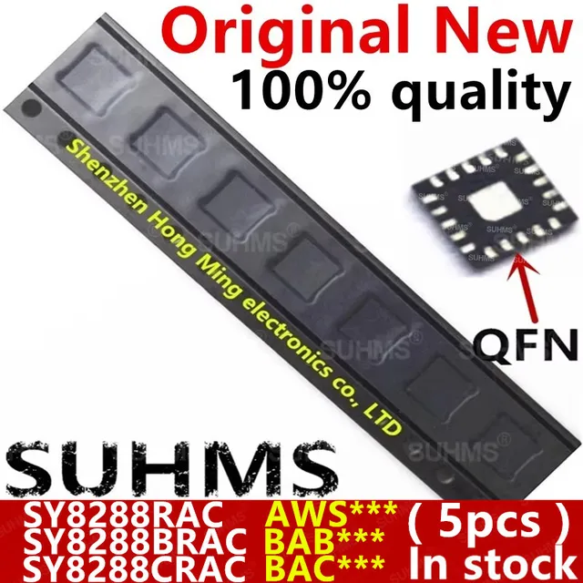 (5 sztuk)100% nowy SY8288RAC SY8288 AWS5MA AWS... SY8288BRAC SY8288B BAB5ZA BAB... SY8288CRAC SY8288C BAC5KA BAC.. QFN-20