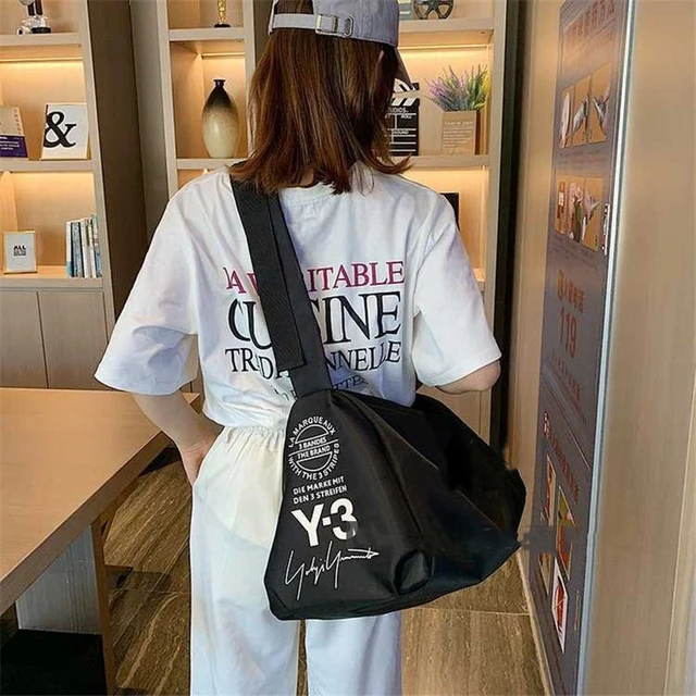 New Y3 Sports And Fitness Bag Yohji Yamamoto Lightweight Travel Bag Shoulder Bag Bucket Bag Large Capacity Casual Crossbody Bag AliExpress