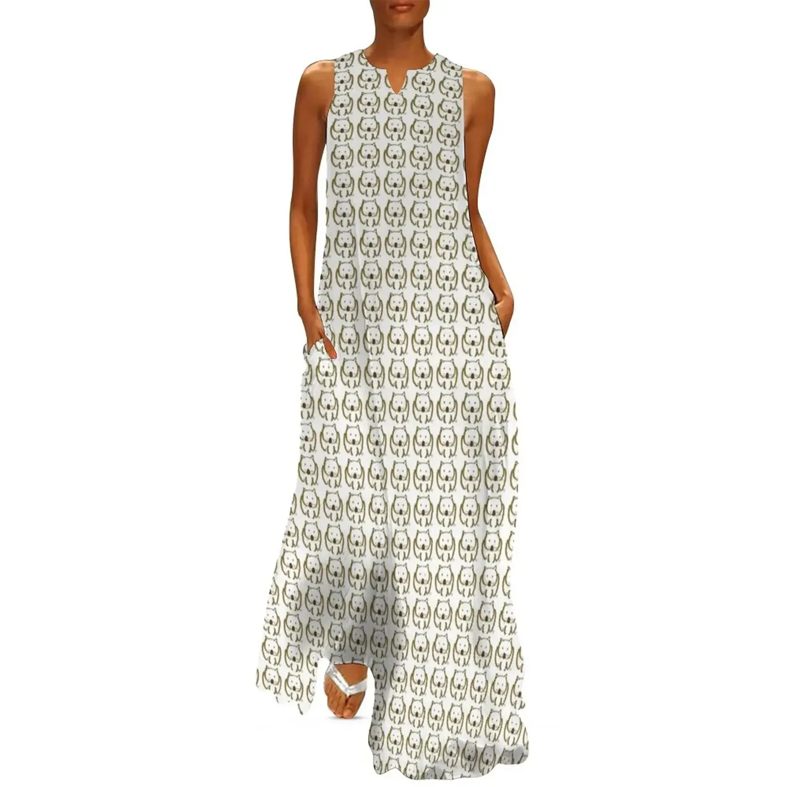 

Wild & Wonderful Wombat #1 Long Dress elegant women's dresses for wedding Dress