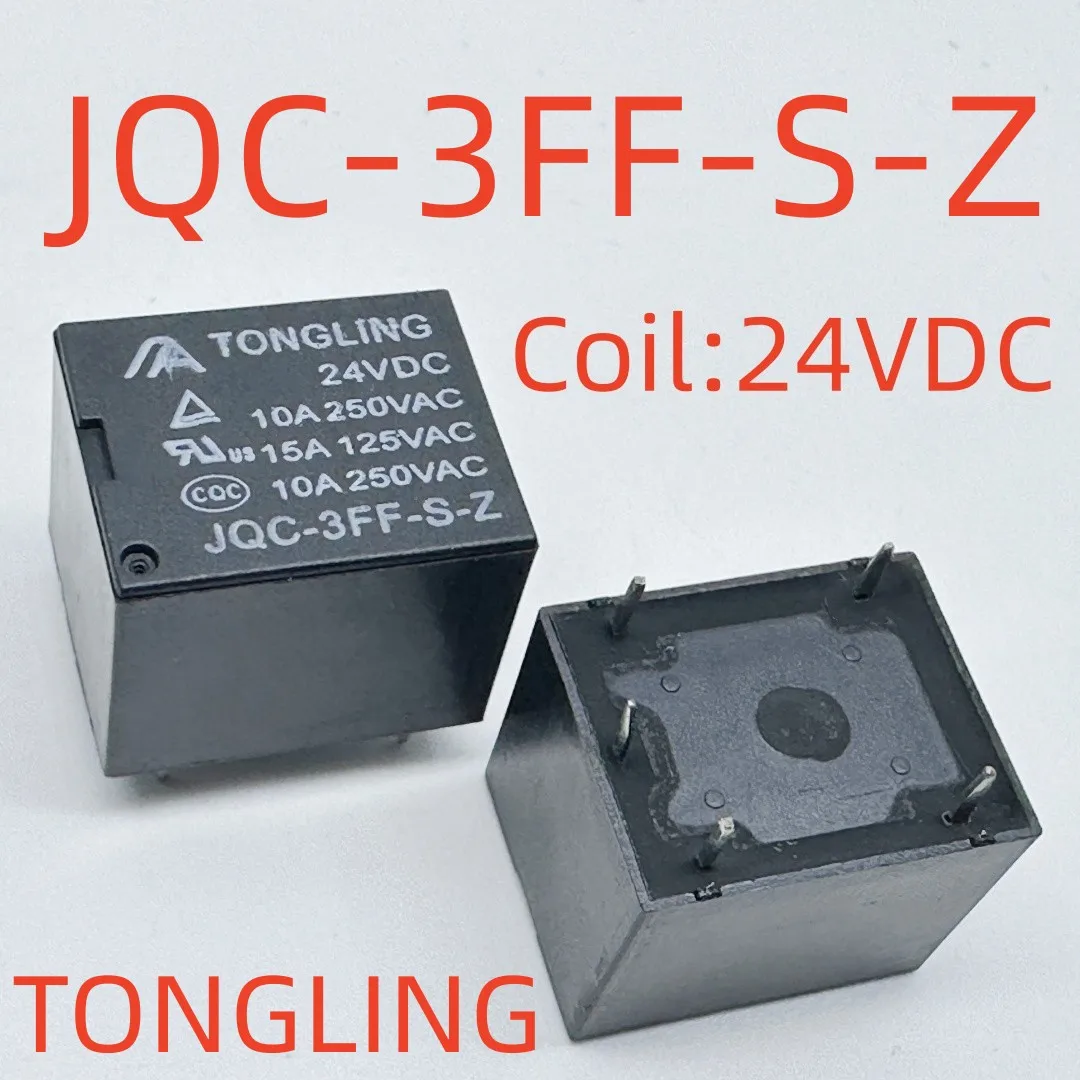 Новое реле JQC-3FF-S-Z 5 В постоянного тока/9 В постоянного тока/12 В постоянного тока/24 В постоянного тока (T73C-10A), 5 контактов