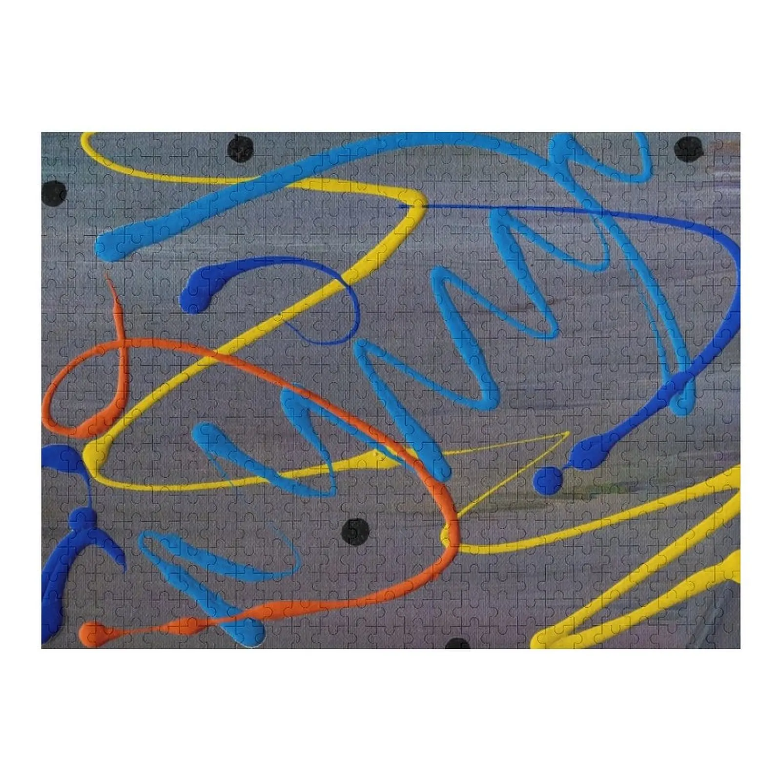 

Abstract painting with love Jigsaw Puzzle Novel Toys For Children 2022 Custom Name Wood Personalised Toys Puzzle