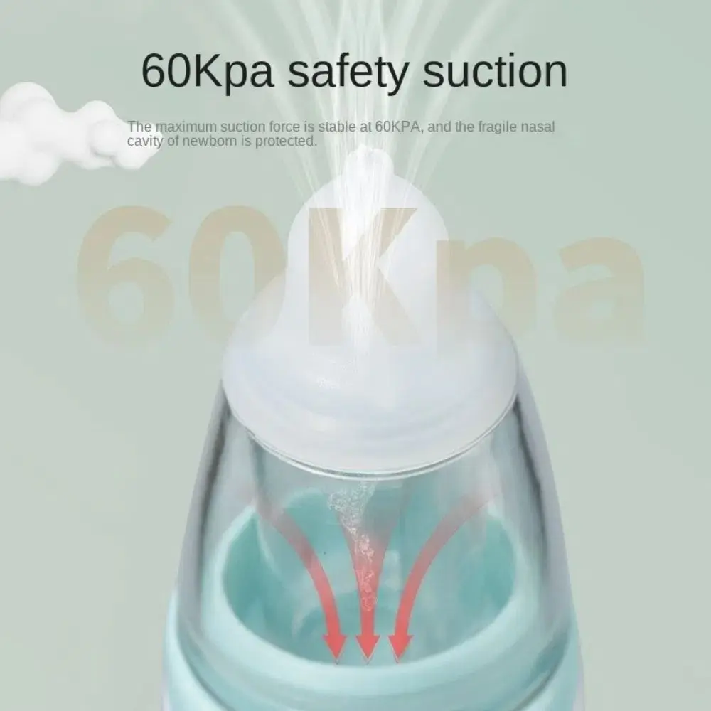 

Электрический детский назальный аспиратор, бесшумный безопасный детский назальный ингалятор, назальная обструкция, ринит, зарядка через USB, очиститель носа для новорожденных