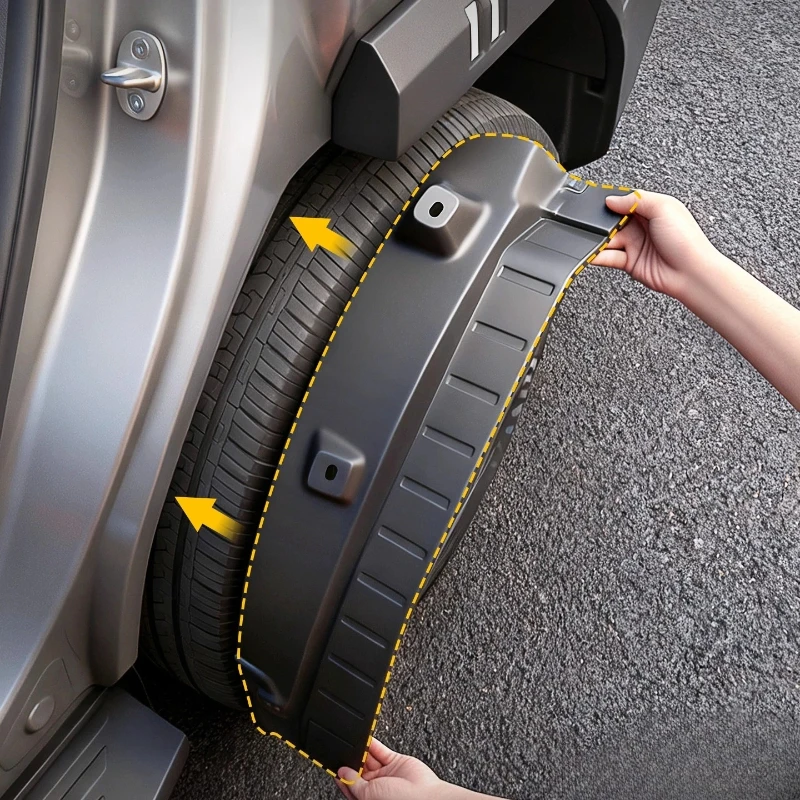 For Jetour G700 2025 2pcs/set Car Mud Flaps Original Rear Wheel lining Mudguards Waterproof Splash Guards Fender Accessories